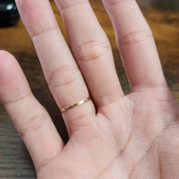 14k Rose Gold Heart Peridot Ring US Size 7 Made in USA Solid Gold Genuine Gem - Picture 11 of 14